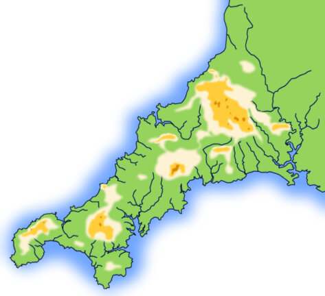 Cornwall topography