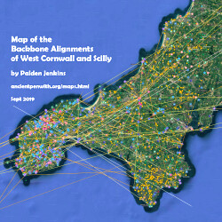 Map of Backbone Alignments in West Cornwall and Scilly