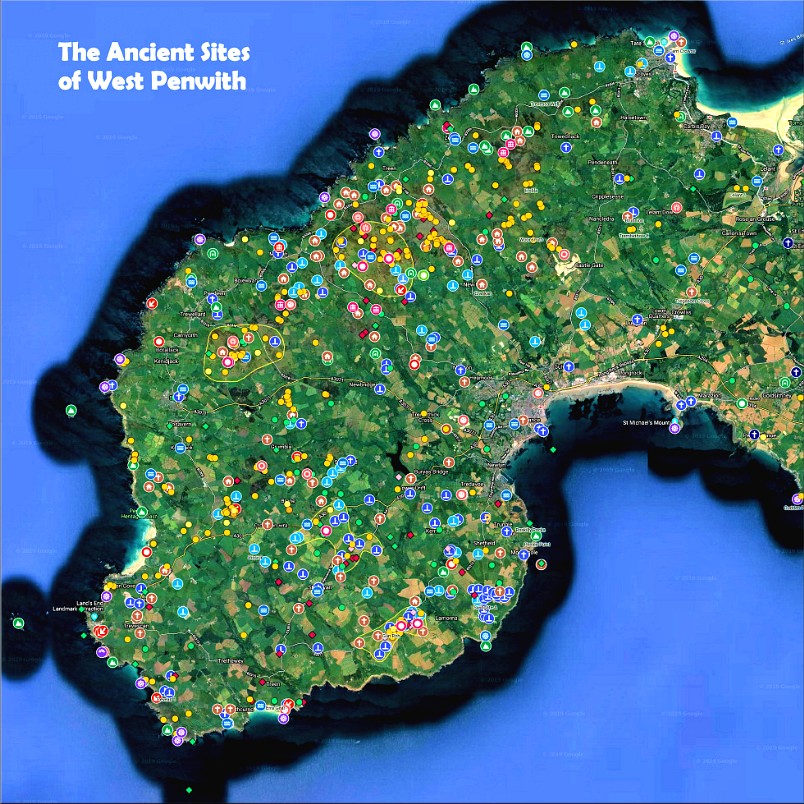 The ancient sites of West Penwith, Cornwall